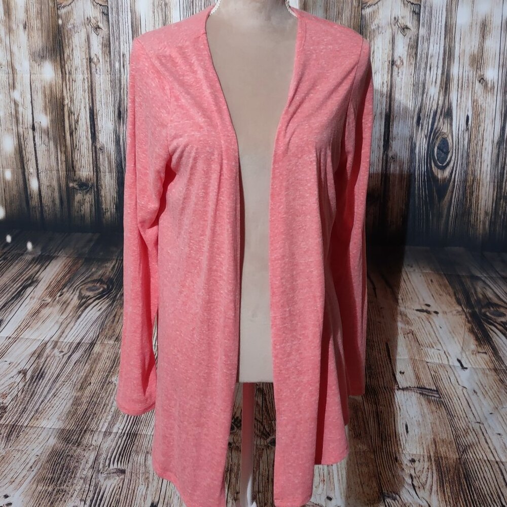 Long Sleeve Peach Cardigan